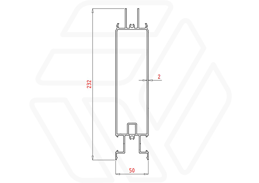 Крепление RV-2PS для витражных ламелей